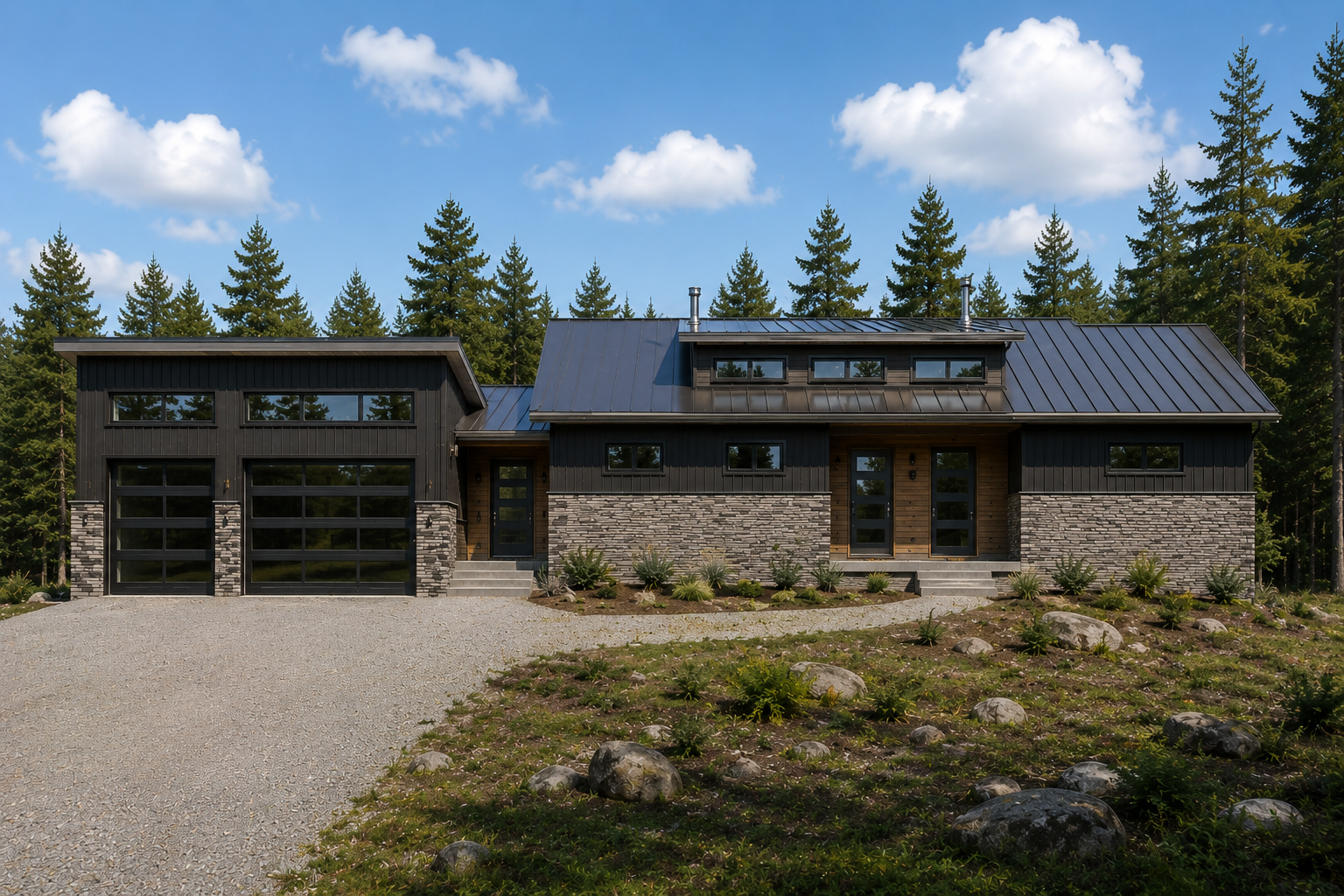 Chamness House custom home under construction by Dream Builders